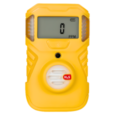 Detector portátil de gas H₂S para medición de sulfuro de hidrógeno ideal para trabajos industriales y espacios confinados